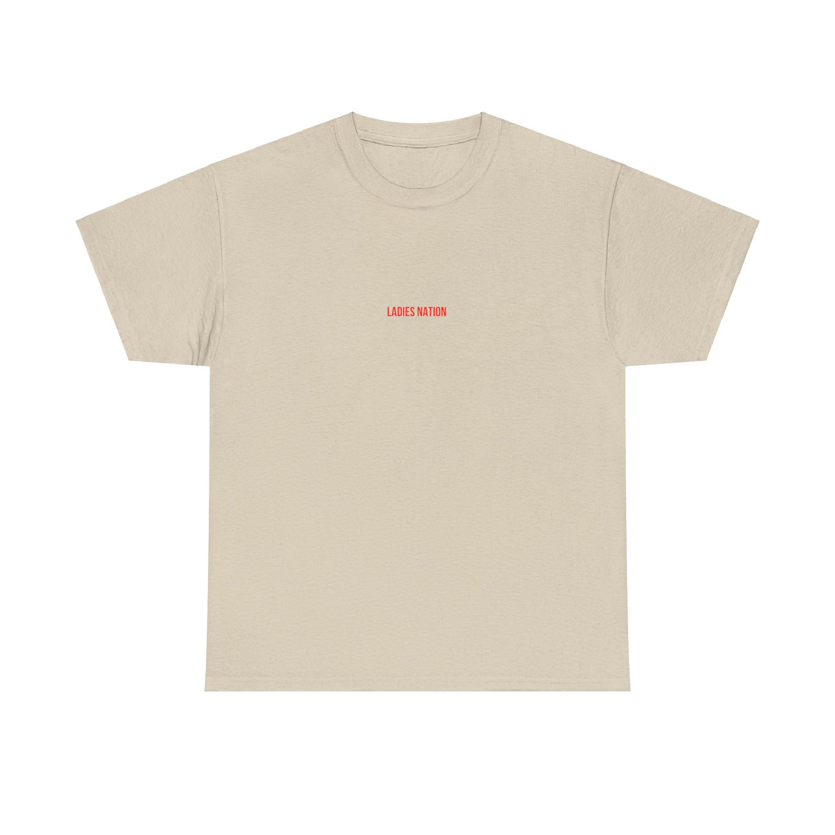 Ladies Nation T-Shirt Ice Sand