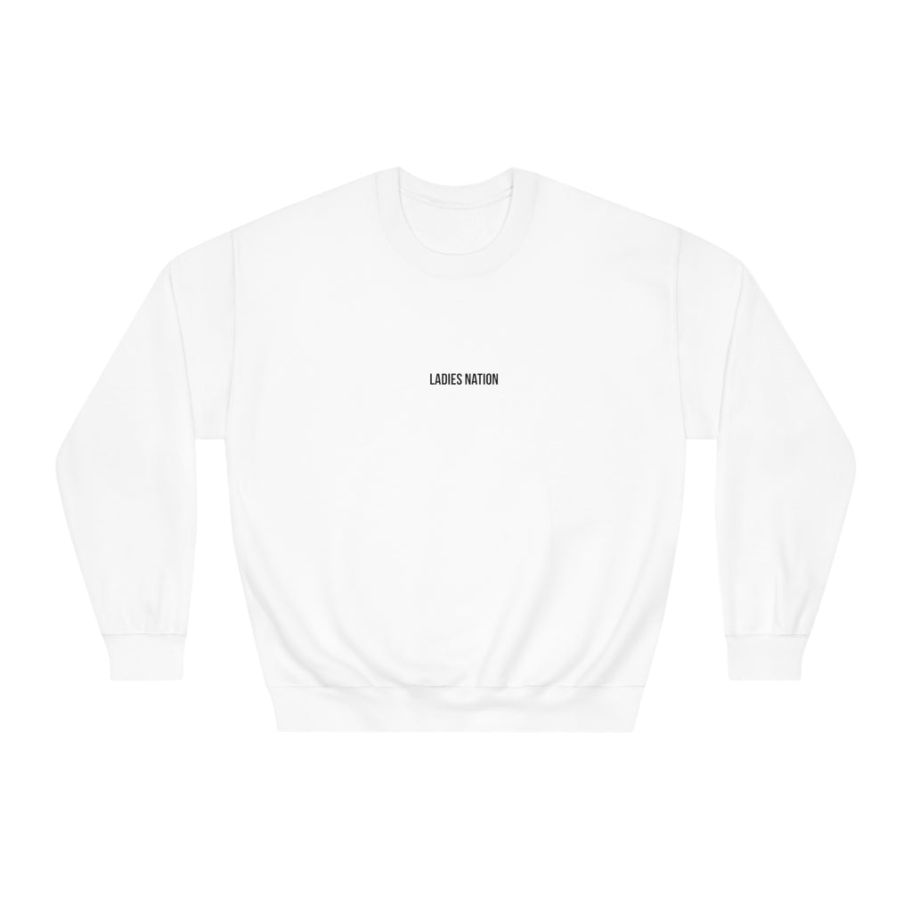 90s Love Sweatshirt White – LADIES NATION