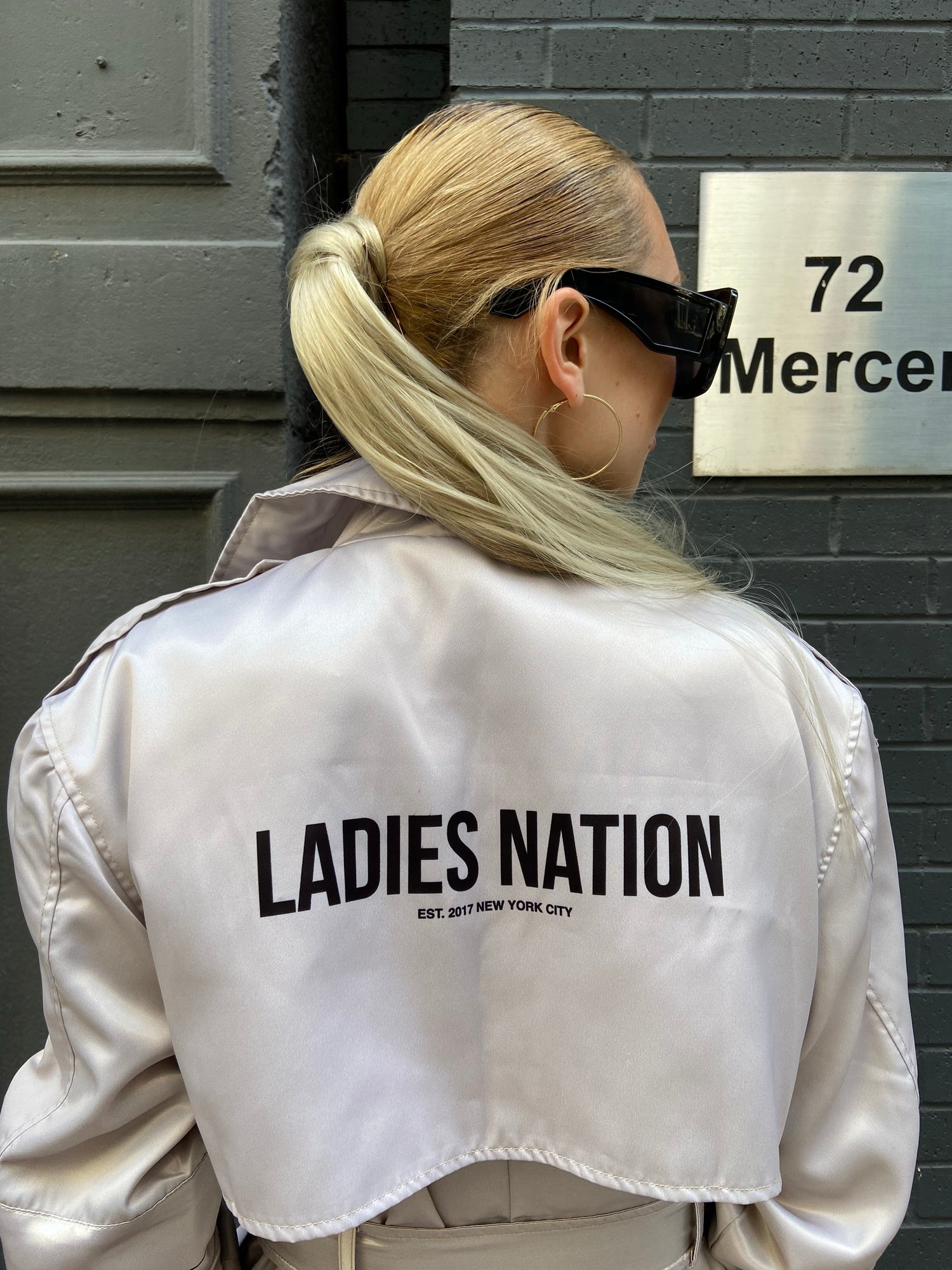 Satin Trench Coat   / Waitlist