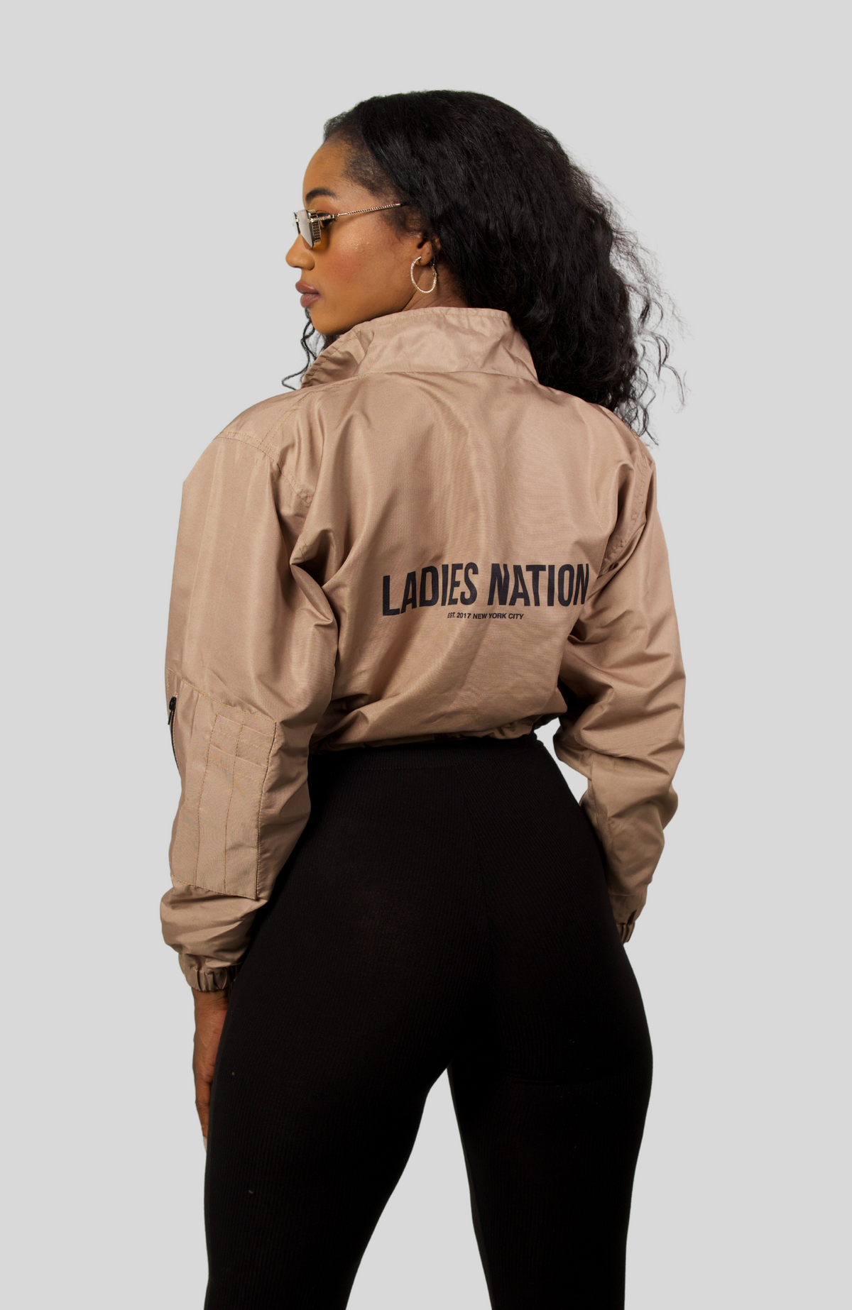 Khaki Windbreaker