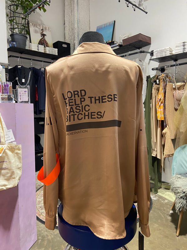 Basic Bitch Silky Shirt