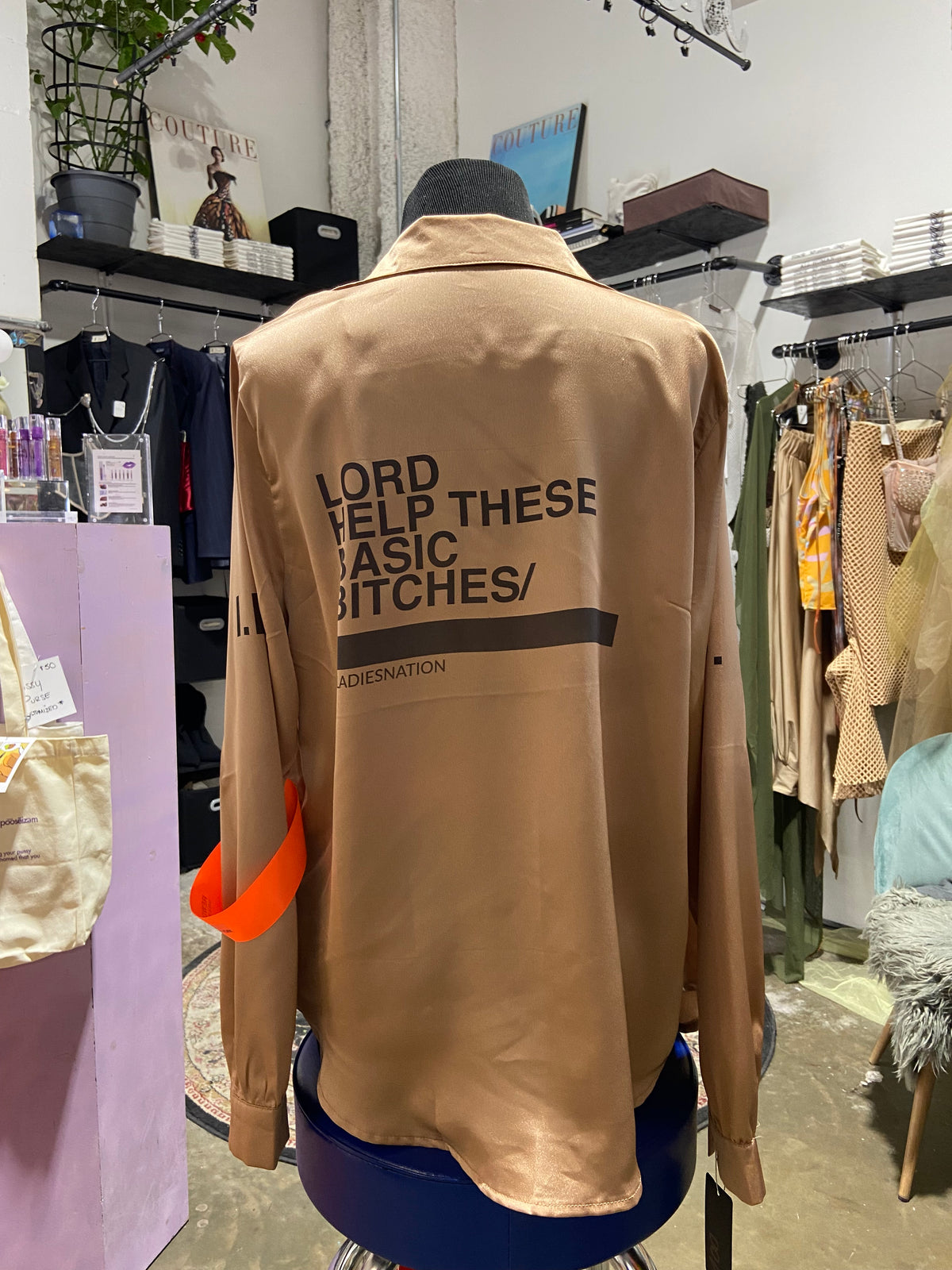 Basic Bitch Silky Shirt