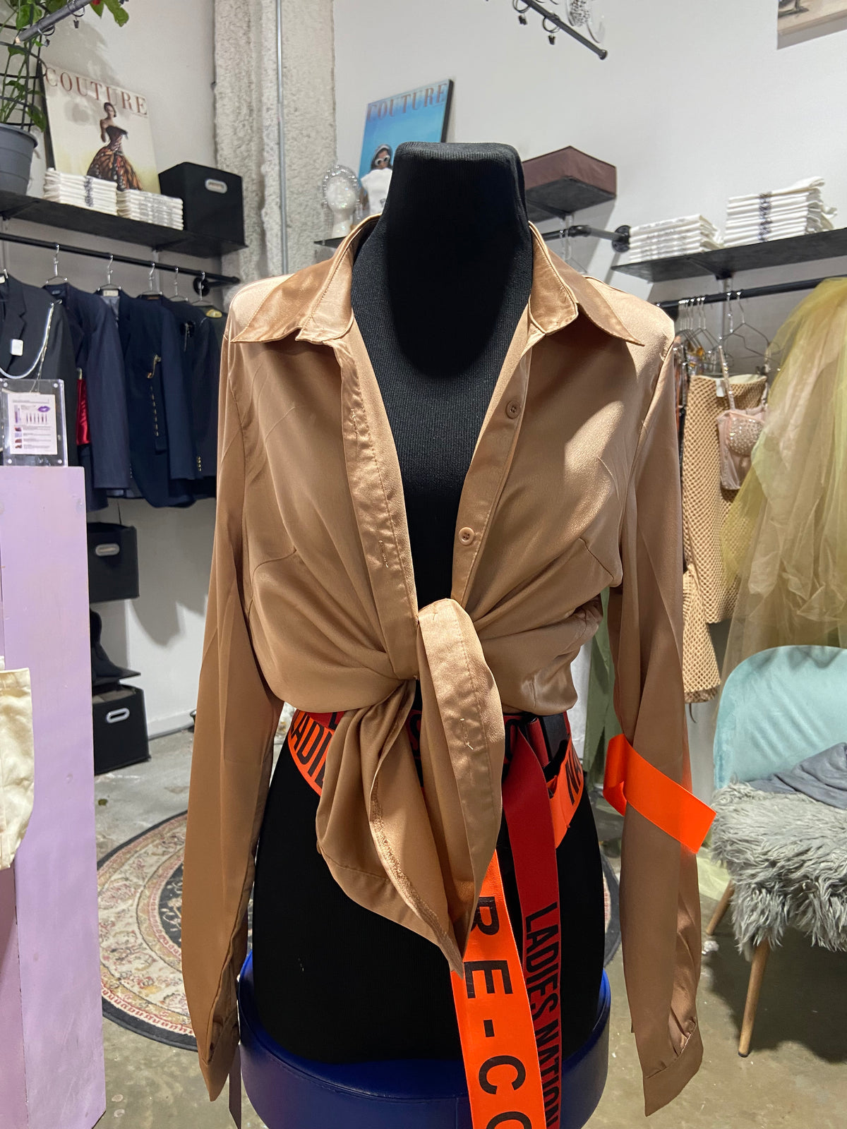 Basic Bitch Silky Shirt