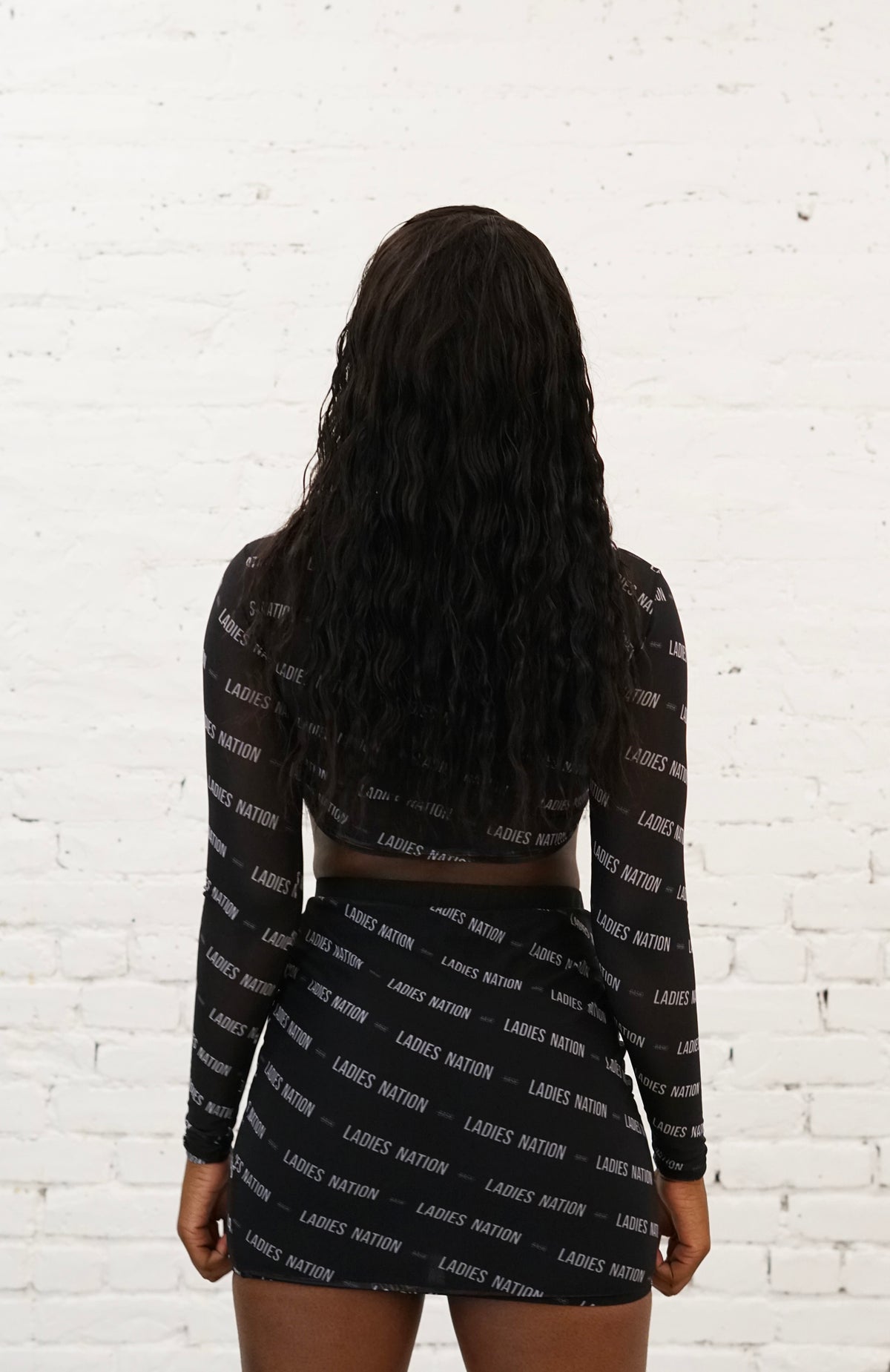 Mesh Skirt- Black