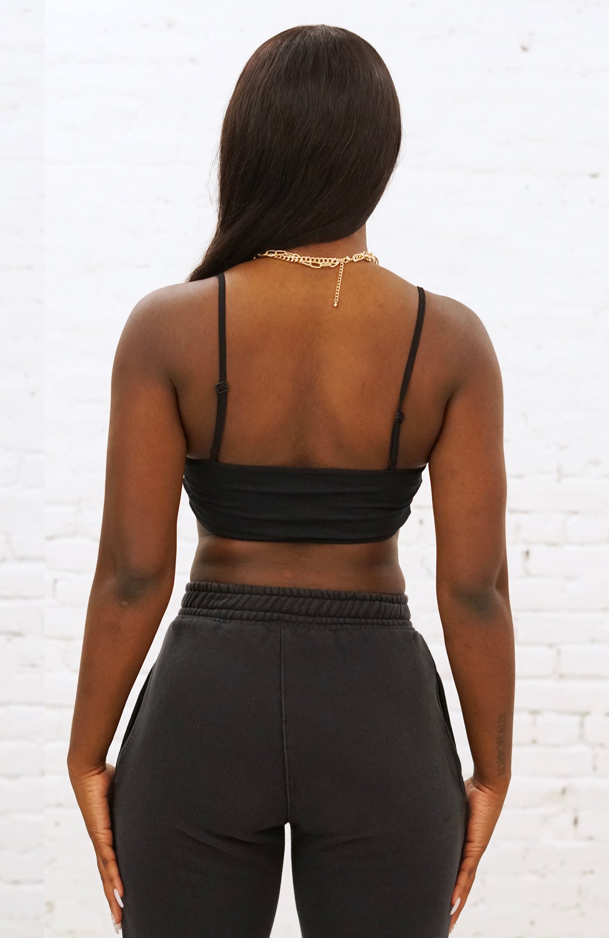 Basic Strap Top - Black