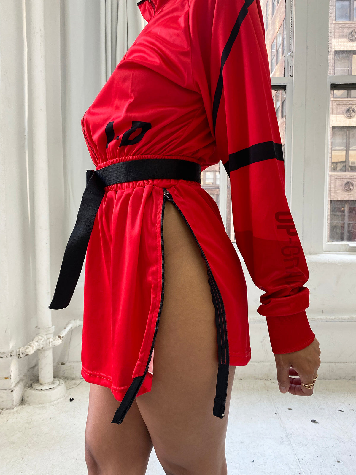 Forward Red Jersey Dress