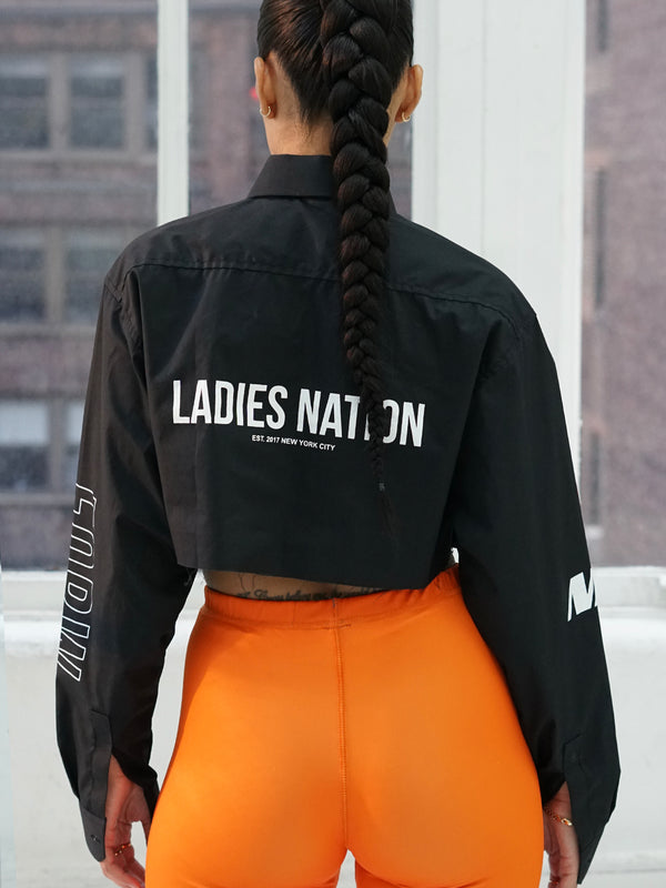FORWARD Cropped Shirt